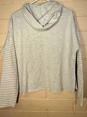 Team Apparel Light Gray Womens NFL Sleevewear Hoodie thumbnail 2