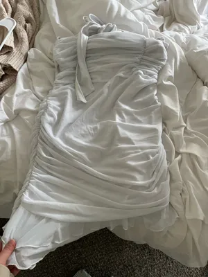White Amazon Dress Mini thumbnail 1