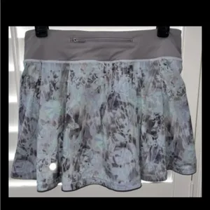Lululemon Pace Rival Mid-Rise Skirt Plisse Bloom Mauve Grey 4 Tennis Pickleball thumbnail 5