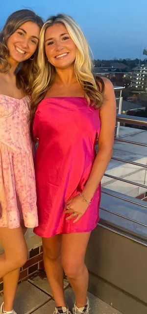 Hello Molly Strapless Pink Dress thumbnail 2