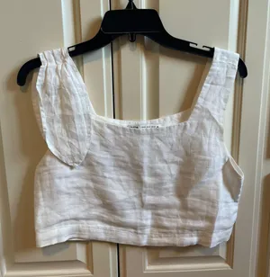 Zara White Top thumbnail 1