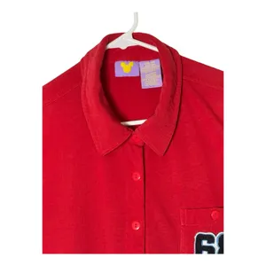Vintage Disney Top Womens Plus Size 22 Winnie the Pooh Red Button Up Collar Vest thumbnail 8
