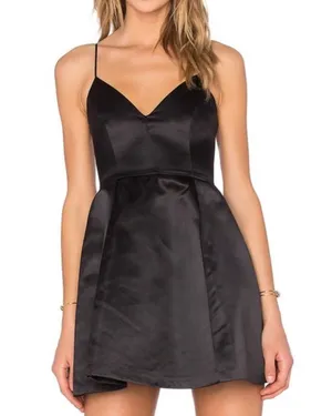 Lovers and friends satin mini dress thumbnail 1
