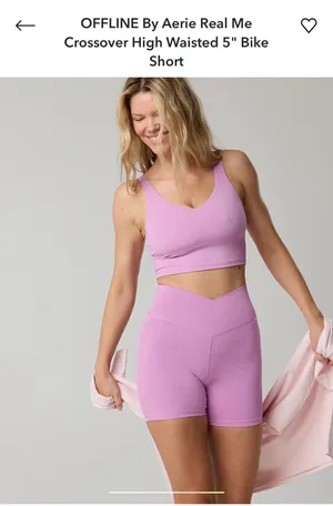 Aerie OFFLINE by Shorts Biker 5" thumbnail 4