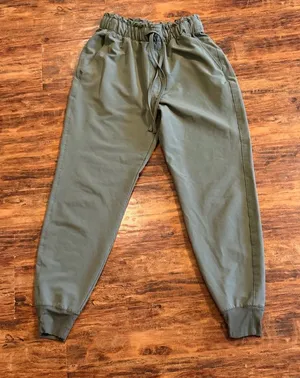 Abercrombie & Fitch Olive Green Jogger Pants Size Small thumbnail 1