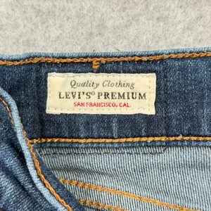 Levis Premium 311 Shaping Skinny Jeans Women's 26 Blue Denim 9in Rise thumbnail 5