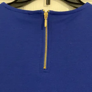 Forever 21 Blue Peplum Top thumbnail 5