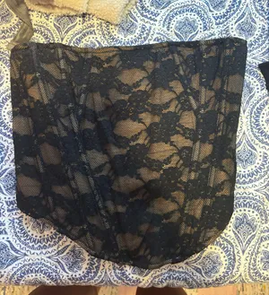 White Fox Corset Top Size M thumbnail 1