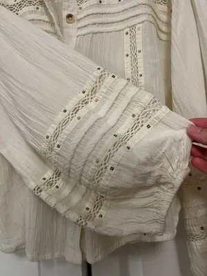 Free People Summer Stars Buttoned Top (S) thumbnail 4