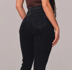 Abercrombie & Fitch The 90s Ultra High Rise Black Jeans thumbnail 6
