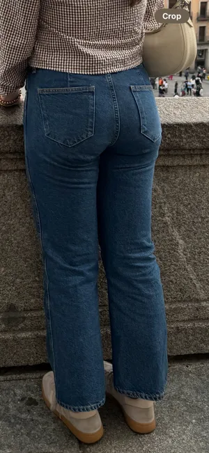 ZARA Jeans Mid-Rise Straight Leg Denim thumbnail 2