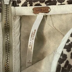 Free People Modern Femme Novelty Cheetah Print Skirt thumbnail 7