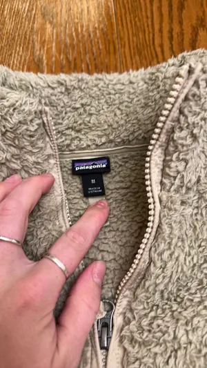 Tan Sherpa Half-zip thumbnail 3