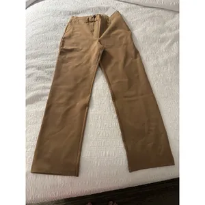 Quince Ultra-Stretch Ponte Straight Leg Pants Roasted Pecan Size Medium thumbnail 2