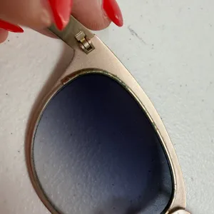 Tom Ford 56mm Sunglasses Nina TF373 Black Gold Cat Eye Gradient Italy Luxury thumbnail 7