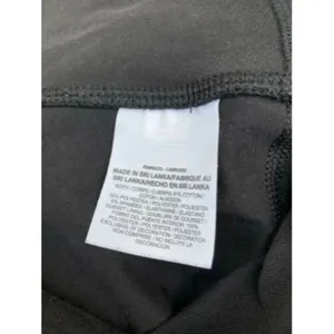 Nike black cropped Women's‎ Dry Fit Cotton Polyester Blend Legging 1402LM…​​ thumbnail 4