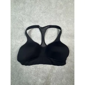 Lululemon Black Racerback Sports Bra Mesh Back Padded Athletic Yoga 4 thumbnail 2