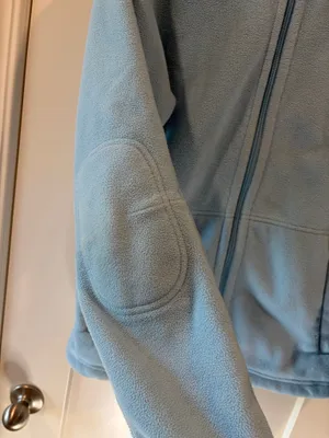 Patagonia Women’s Light Blue Synchilla Full Zip Fleece Jacket thumbnail 4