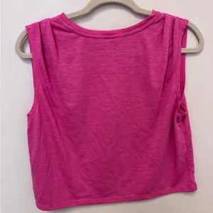 JoyLab Pink Muscle Tee Crop Sleeveless thumbnail 2