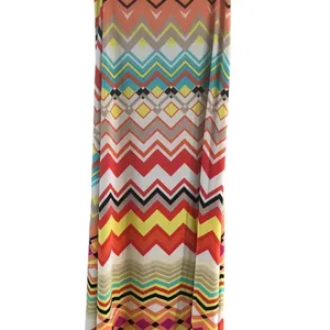 Maxi Skirt Multicolor Zigzag Size Medium Gold thumbnail 6