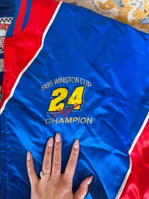 Jeff Gordon authentic NASCAR jacket Blue Size XL thumbnail 2