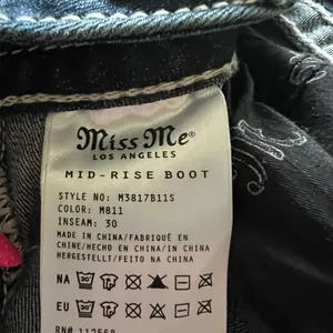 Miss Me Blue Flare Wide Leg Jeans thumbnail 5