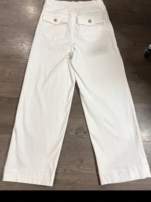 Women's Spanx Twill Cropped Wide Leg Pant. Size Medium thumbnail 7