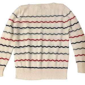 Vintage Boat Neck Sweater Womens M? Used thumbnail 3