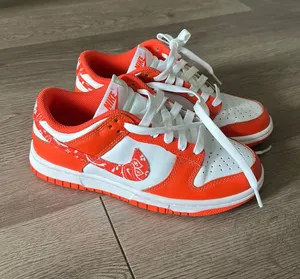 Orange Paisley Nike Dunk Low thumbnail 1