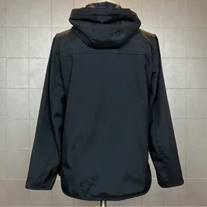 Vintage GAP Women’s Front Zip Rain Jacket with Adjustable Hood Black Size Small thumbnail 2