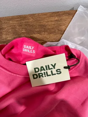 Daily Drills Sunsoaked Hot Shot Unisex Oversized Crew NWT XS/S thumbnail 5