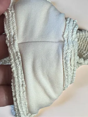 Hollister Cream Ribbed Bikini Set - Size XS thumbnail 9
