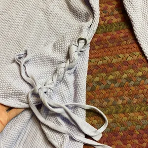 LAVENDER QUILTED SIDE TIE MICHAEL KORS SWEATER thumbnail 3