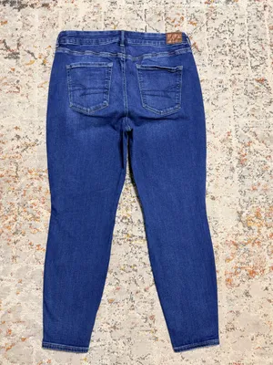 American Eagle curvy high rise jegging jeans size 14 short thumbnail 3