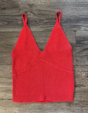 Red ZARA Top thumbnail 1