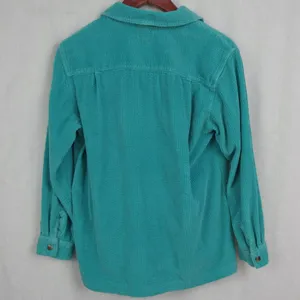 LL Bean Women's Corduroy Relaxed Button Down Heavy Shirt Small thumbnail 6