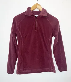 Columbia Women's Plum Quarter-Zip Fleece Pullover thumbnail 1