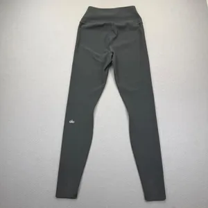 Alo Yoga High Waist Ripped Warrior‎ Leggings Anthracite Grey Small Distressed thumbnail 10