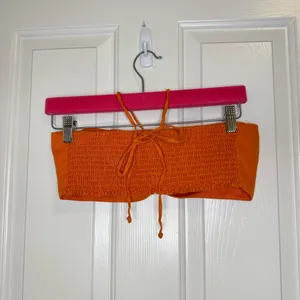 Reformation Citrus Orange 100% Linen Isabel 2 Piece Outfit Sz 4 Coastal Cruise thumbnail 4