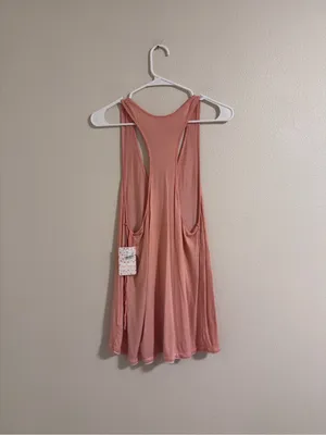 NWT Free People Dusty Rose Racerback Tank thumbnail 3