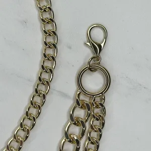 Chunky Draped Gold Tone Chain Link Belt Adjustable Y2K One Size OS ✨ thumbnail 2