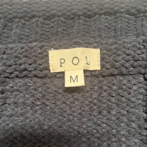 Anthropologie POL Women's Black Chunky Cable Knit Open Front cardigan Size‎ M thumbnail 5