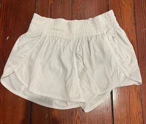 Lululemon White Shorts 4” thumbnail 1