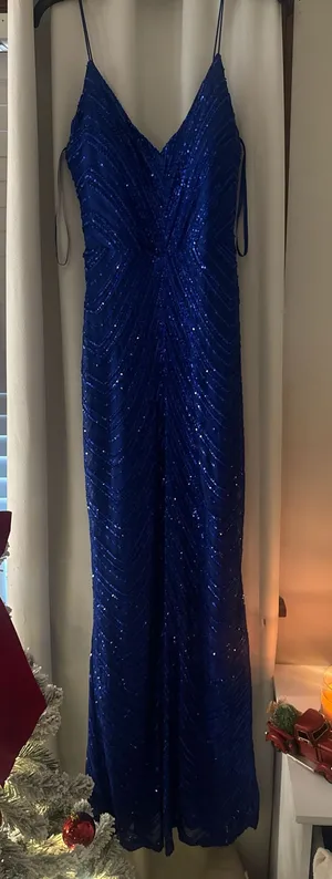 Blue Windsor Prom Dress Sequin thumbnail 1