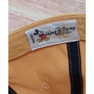 Disney Adults Unisex Hat Cap Yellow Adjustable Vintage Mickey Mouse 71 One Size thumbnail 9