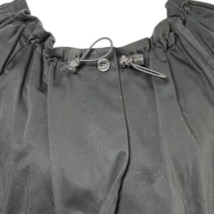 Quiet Luxury Minimalist Cropped Jacket Black Theory Snap‎ Front Chic Modern S thumbnail 4