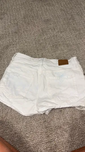 American Eagle jean shorts white thumbnail 5