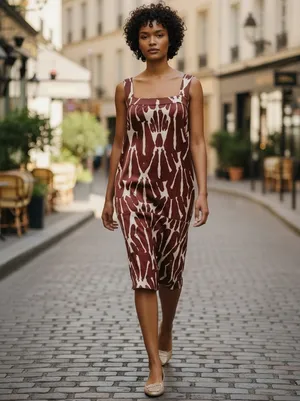 DIANE VON FURSTENBERG Matilda Silk Dress jiraffe size 8 thumbnail 9