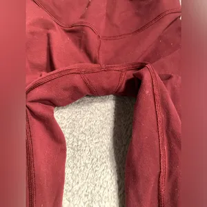 Lululemon Wunder under high-rise tight 6 Burgundy Leggings thumbnail 2