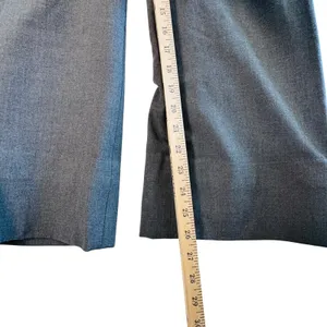 Talbots Heritage Gray Wool Blend Straight Leg Dress Pants Womens Sz 2 Old‎ Money thumbnail 7